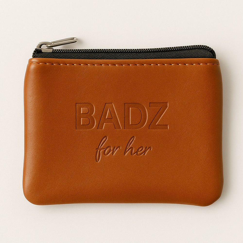 Compact PU Leather Zipper Pouch Wallet for Women (1 Pc)