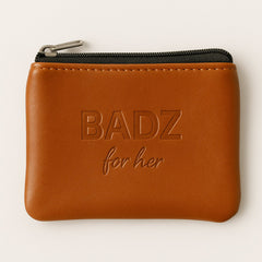 Compact PU Leather Zipper Pouch Wallet for Women (1 Pc)