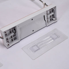 Wall-Mounted Foldable Wash Basin Storage Rack with Self-Adhesive Sticker