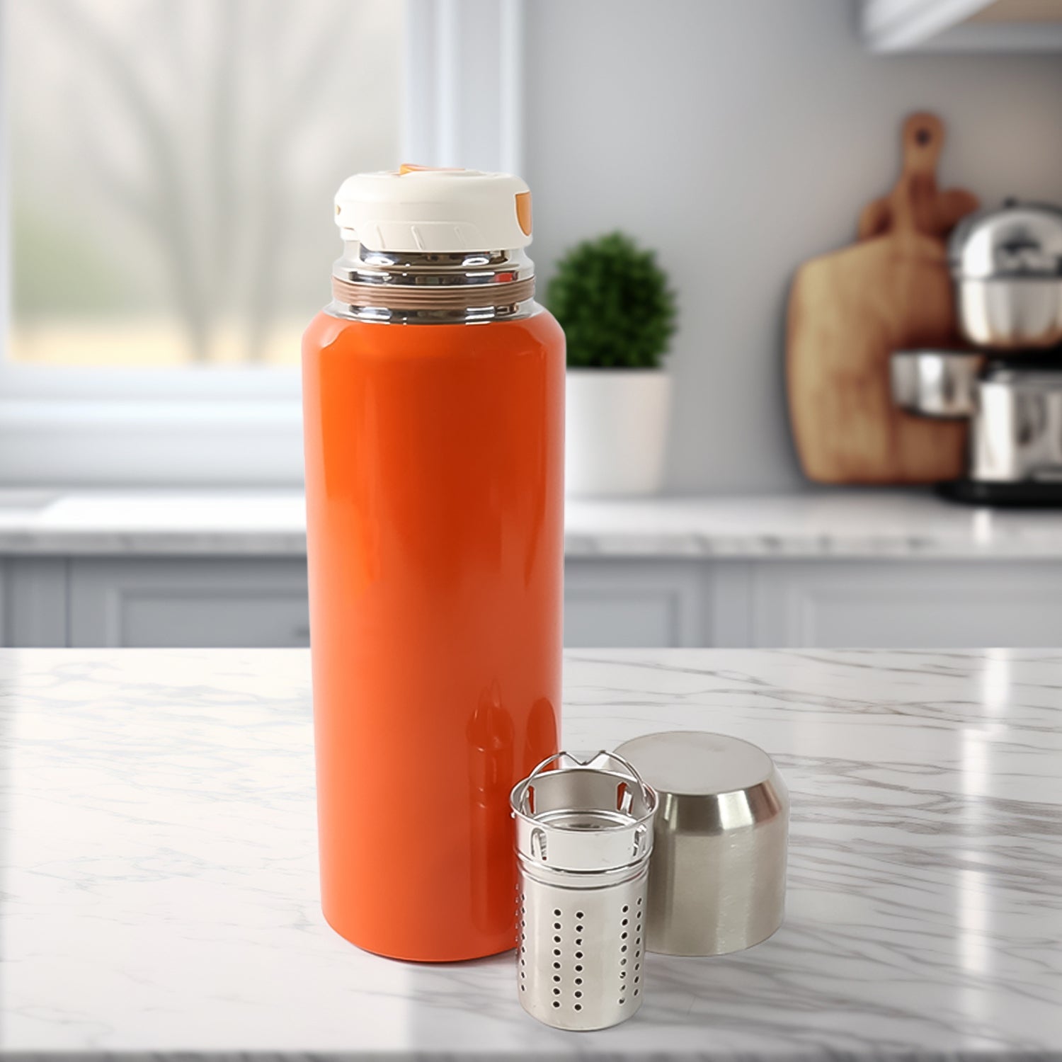 Customize Stainless Steel Insulated Vacuum Flask Bottle (600ml) Approx