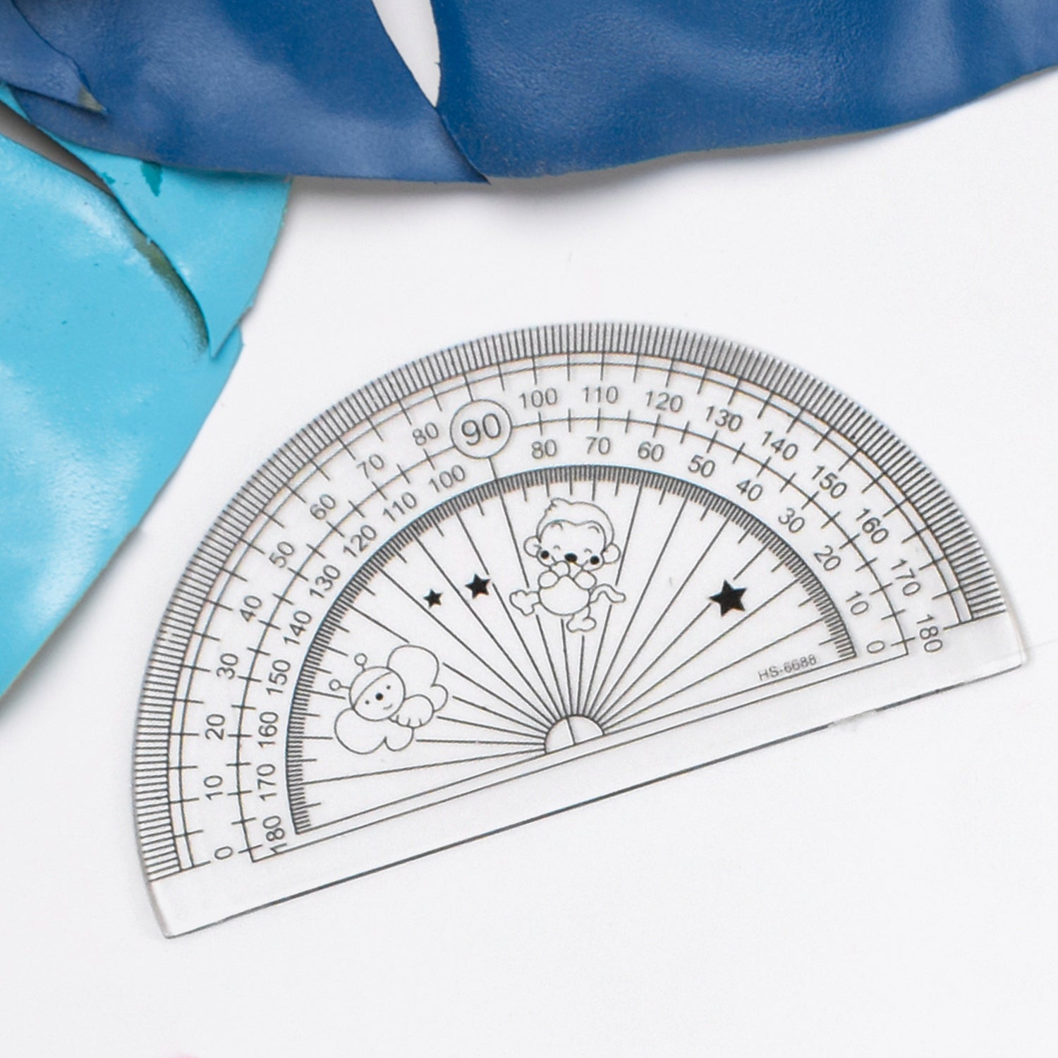 Cute Cartoon Giraffe Ruler / Scale Meter Ruler / Triangle Ruler (4 Pc Set)