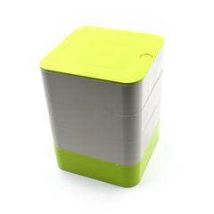 Customize 4 Layers Jewelry Box, 360 Degree Rotating Jewelry Box, Jewelry and Earring Organizer Box, Accessory Storage Box