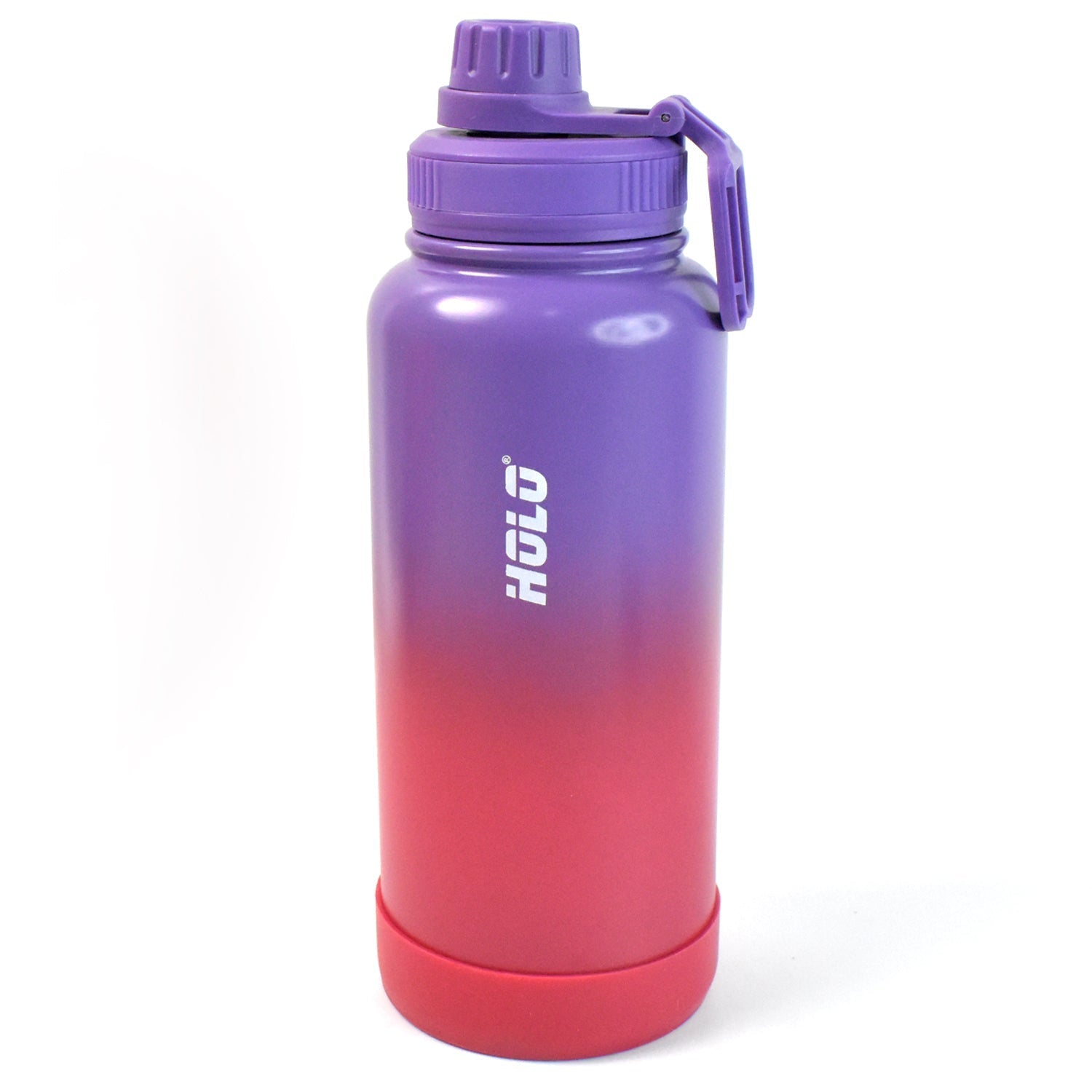 Customize Two Tone Pink Stainless Steel Water Bottle | Copper Coated Vacuum Insulation | Powder Coated | Secure Grip | Leakproof Easy Pour Cap (1000ml)