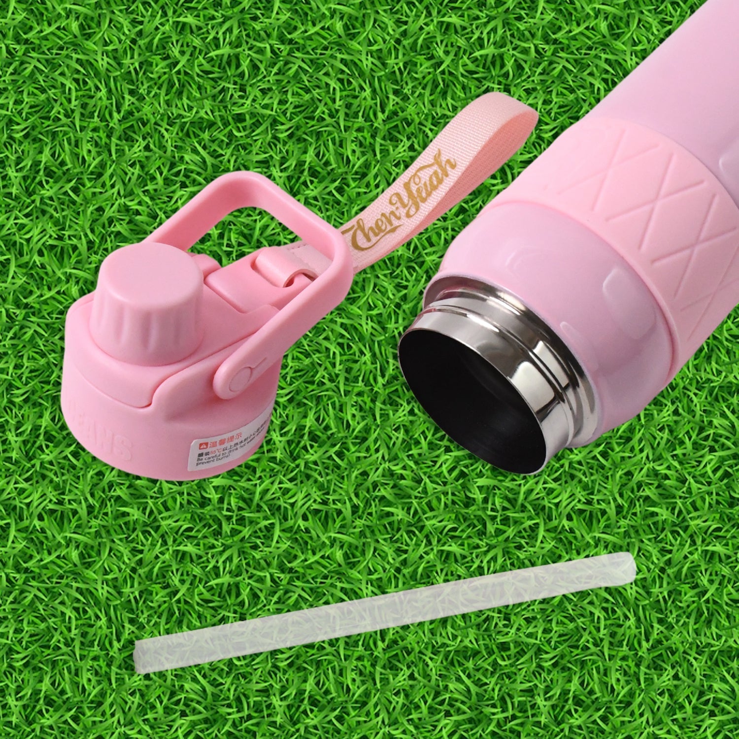 Customize Stainless Steel Vacuum Insulated Water Bottle WIth Straw (550ml)