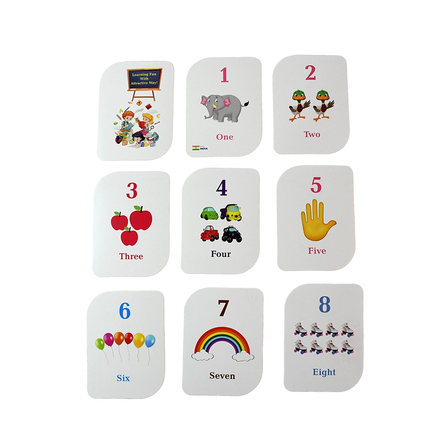 Kid kraft Early Learner 32-Piece Number Flashcard Set