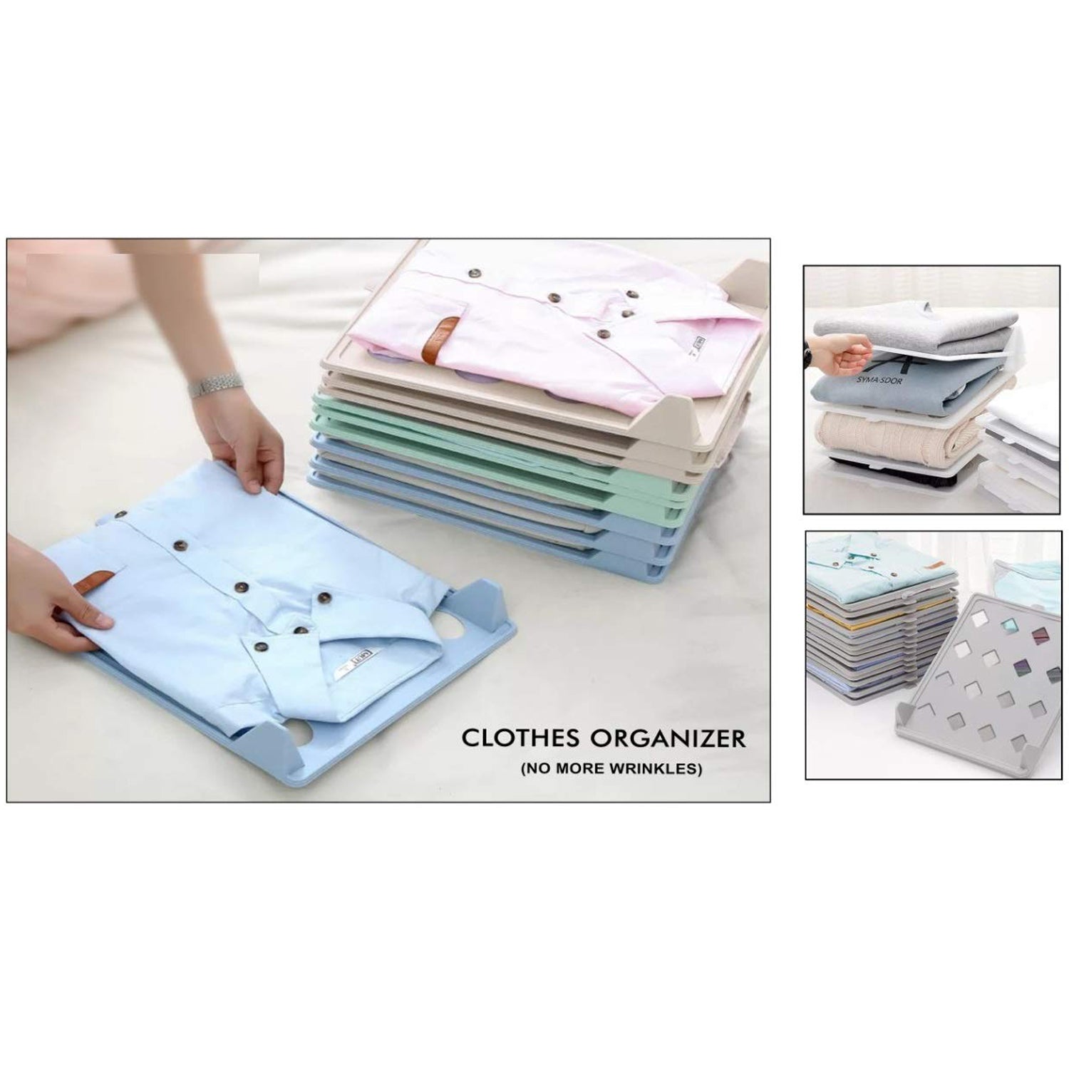 Cloth Organizer – Ideal for Household & Ironing Shops for Neat Fabric Storage (1 Pc, MOQ :-10)