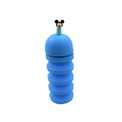 Silicone Telescopic Pencil Case – Large Capacity, Zipper Closure, Perfect for School & Office