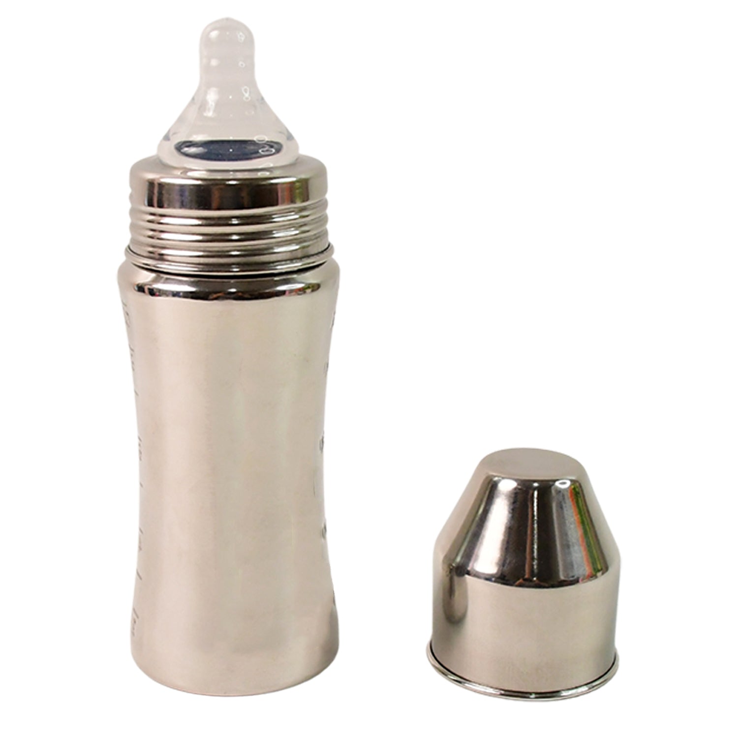Apex Stainless Steel Little Champ Baby Feeding Bottle  (250 ml)