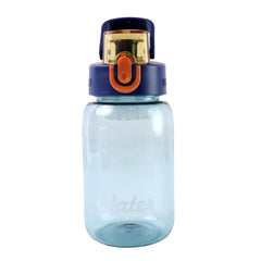 Blue Plastic Leak-Proof Flip Cap & Safty Lock Water Bottle (600ml Approx / 1 Pc)