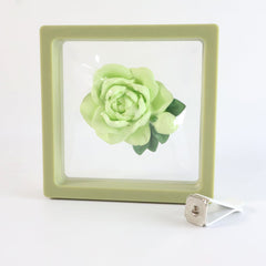 Elegant Rose Flower Car Air Freshener Clip for AC Vent with Perfume Bottle 10ML(1 Pc)