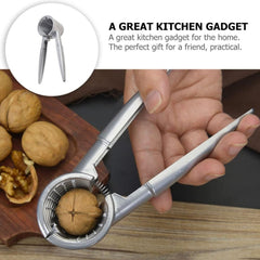 Luxury Stainless Walnut Cracker – Portable Nut Cutter & Bottle Opener for Nuts (Pecans, Almonds, Nuts)