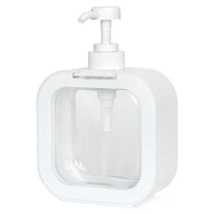 Snap sink Dispenser Plastic Clear Empty Pump Lotion Bottles (1 Set)