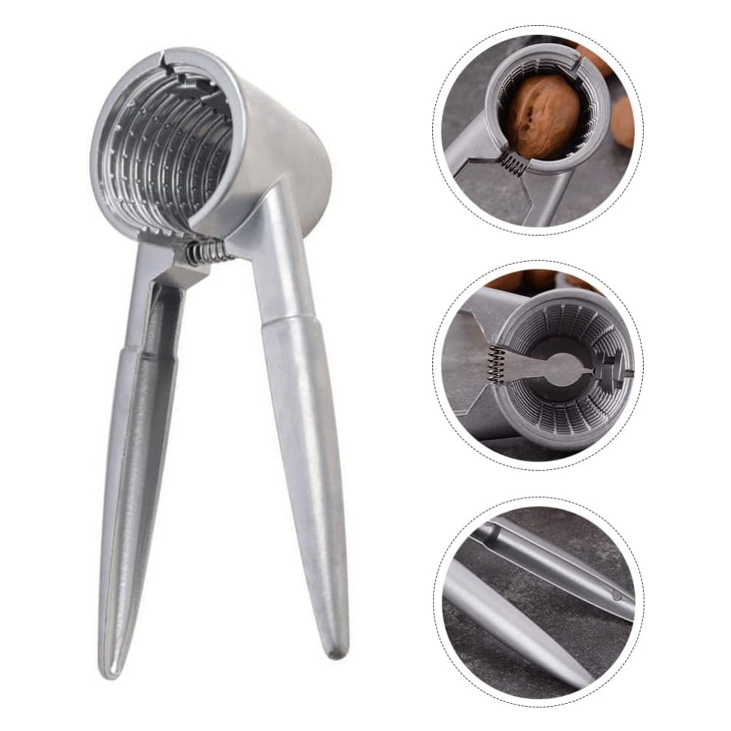 Luxury Stainless Walnut Cracker – Portable Nut Cutter & Bottle Opener for Nuts (Pecans, Almonds, Nuts)