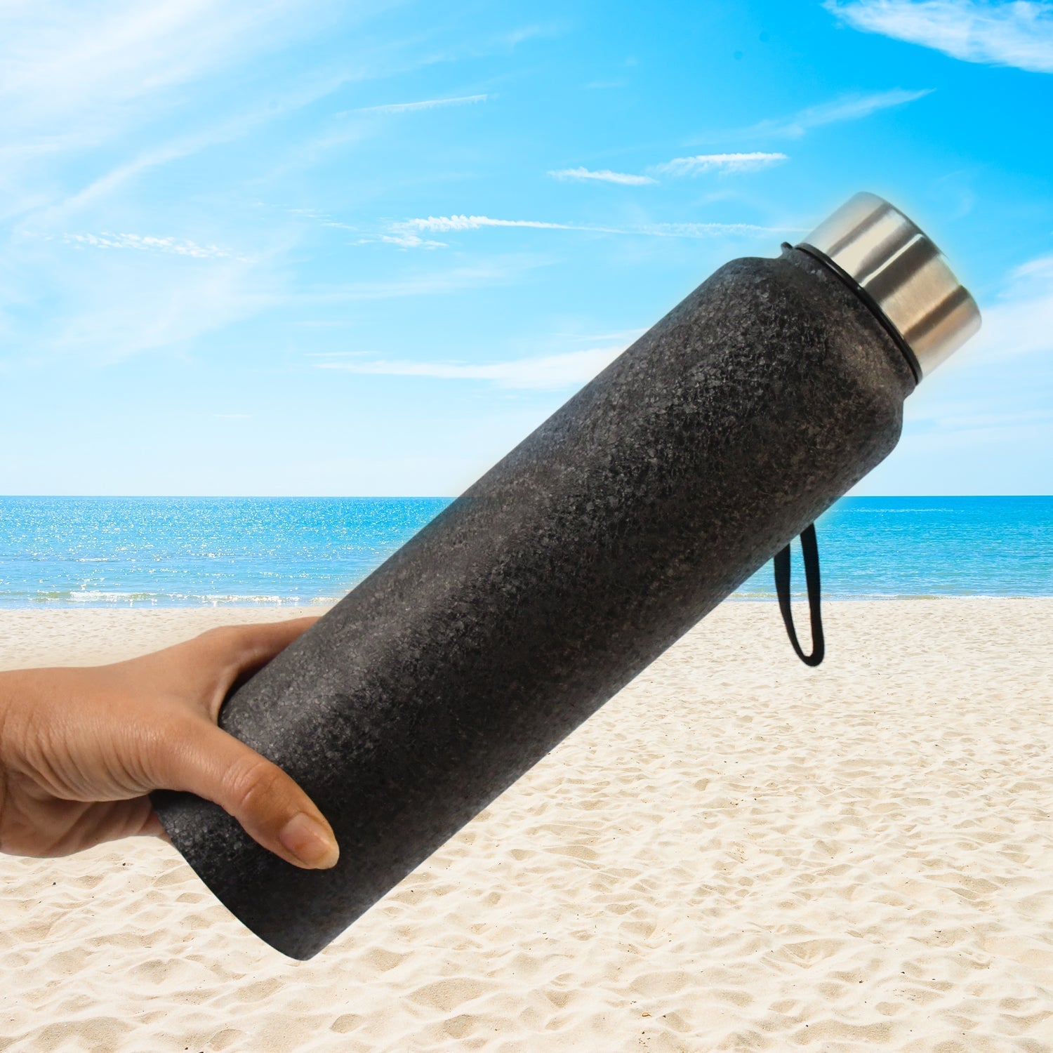 Customize Stainless Steel Double Wall Vacuum-Insulated Drink Water Bottle (1000 ML Approx)
