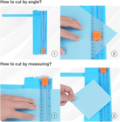 Paper Cutter, A5 Mini Paper Cutter, Portable Paper Cutting Machine (1 Pc / Mix Color)