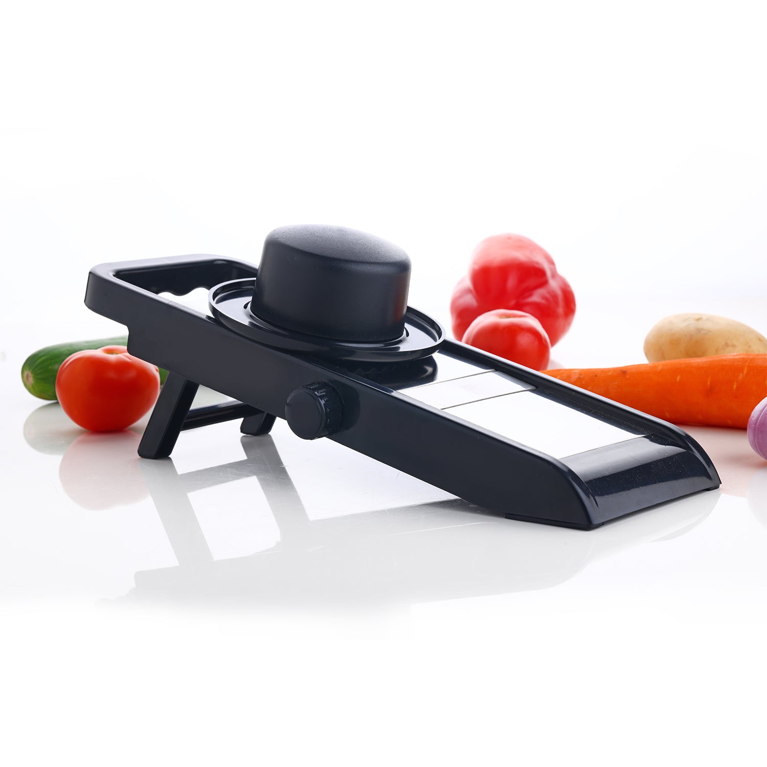 Premium Multipurpose Potato / Onion Slicer and Grater, Potato Slicer for Chips, Vegetable Slicer Machine, Chips Cutter, Potato Slicer for Chips, Onion Slicer (Adjustable Slicer)