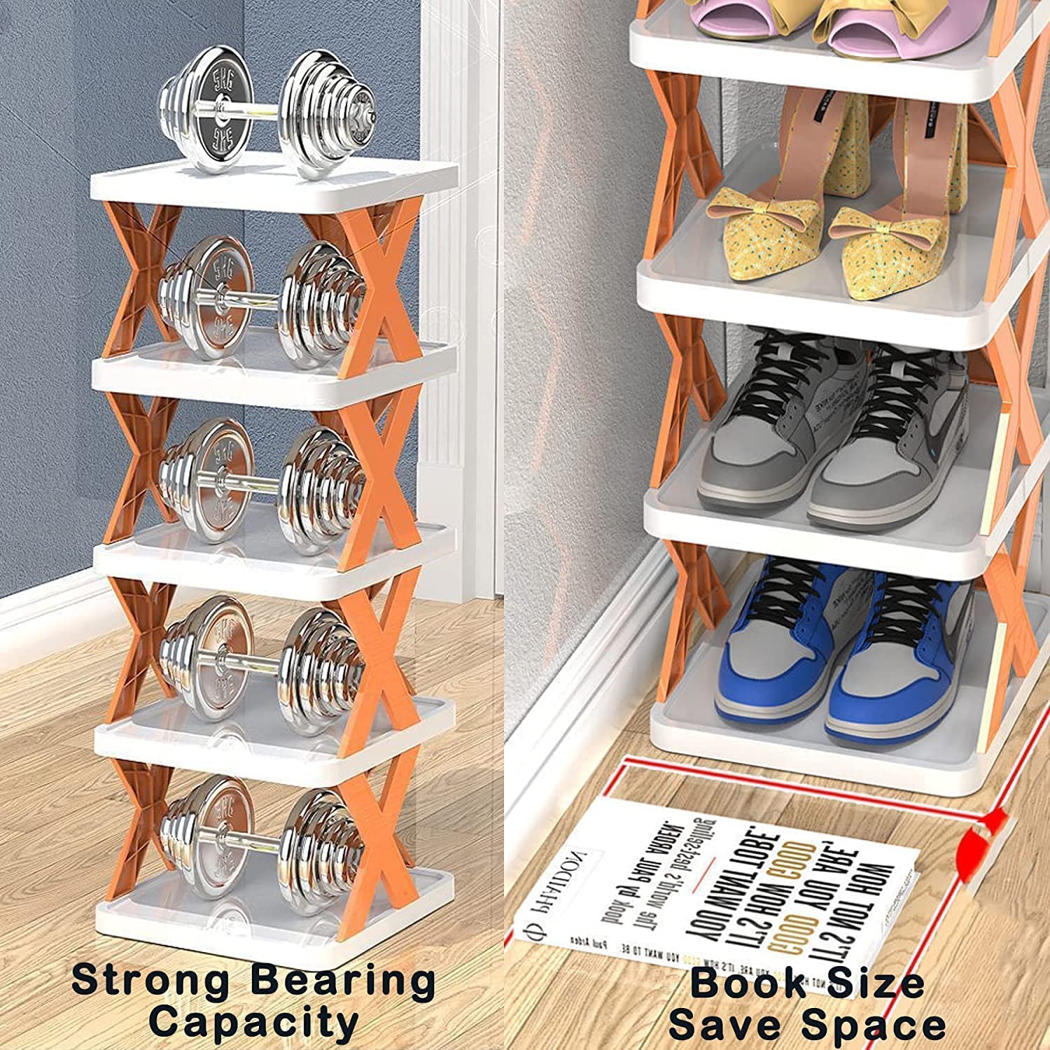 5-Layer Shoe Rack for Small Spaces & Easy Storage