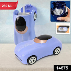 Adventure Racer Car Shape Water Bottle with Built-in Straw - 280ml Kids Hydration