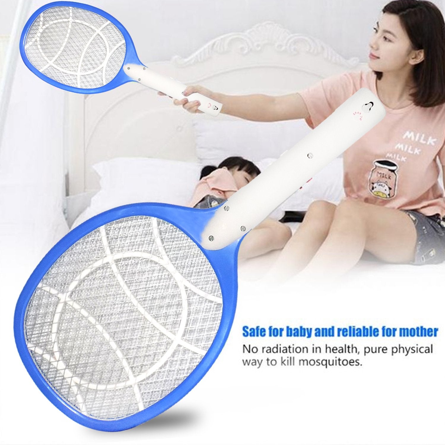 Anti Mosquito Racket - Rechargeable Insect Killer Bat