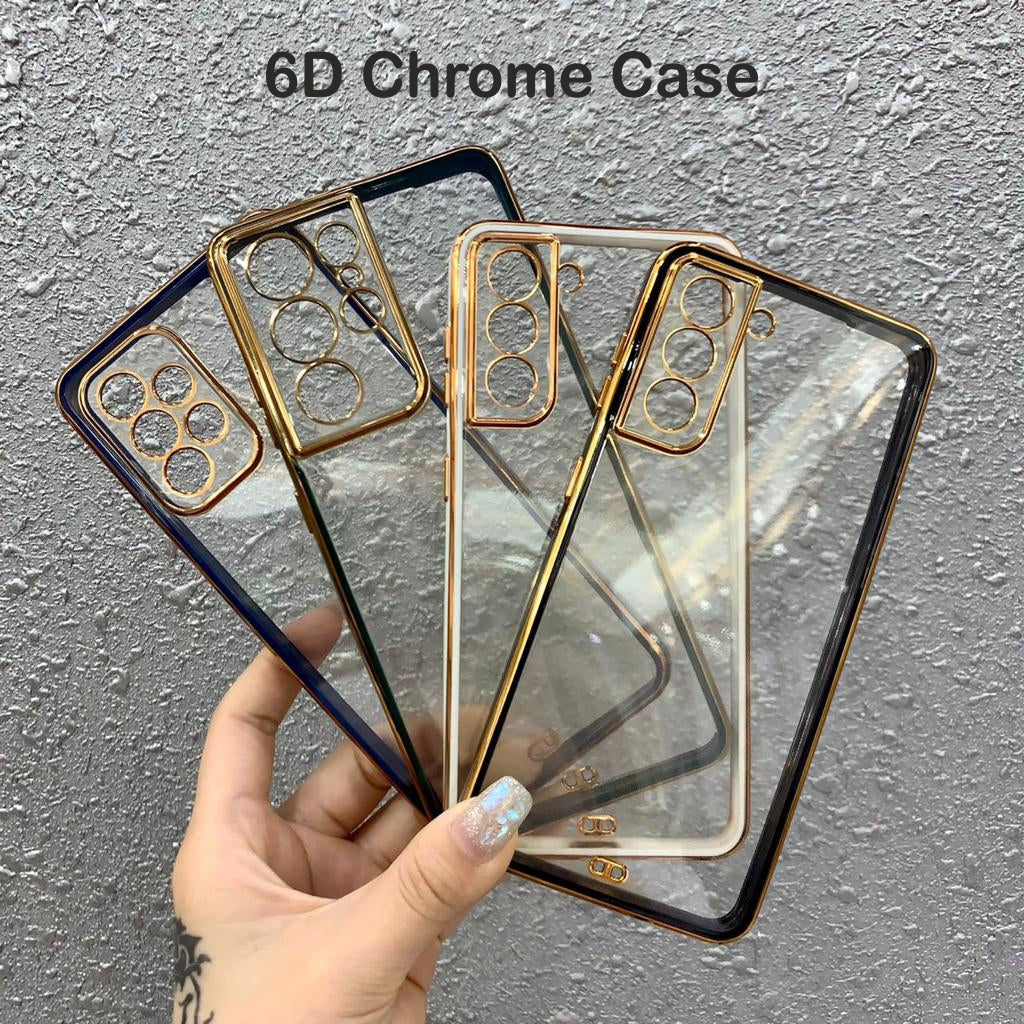 6D Chrome Soft Case Case For Oppo Reno 7