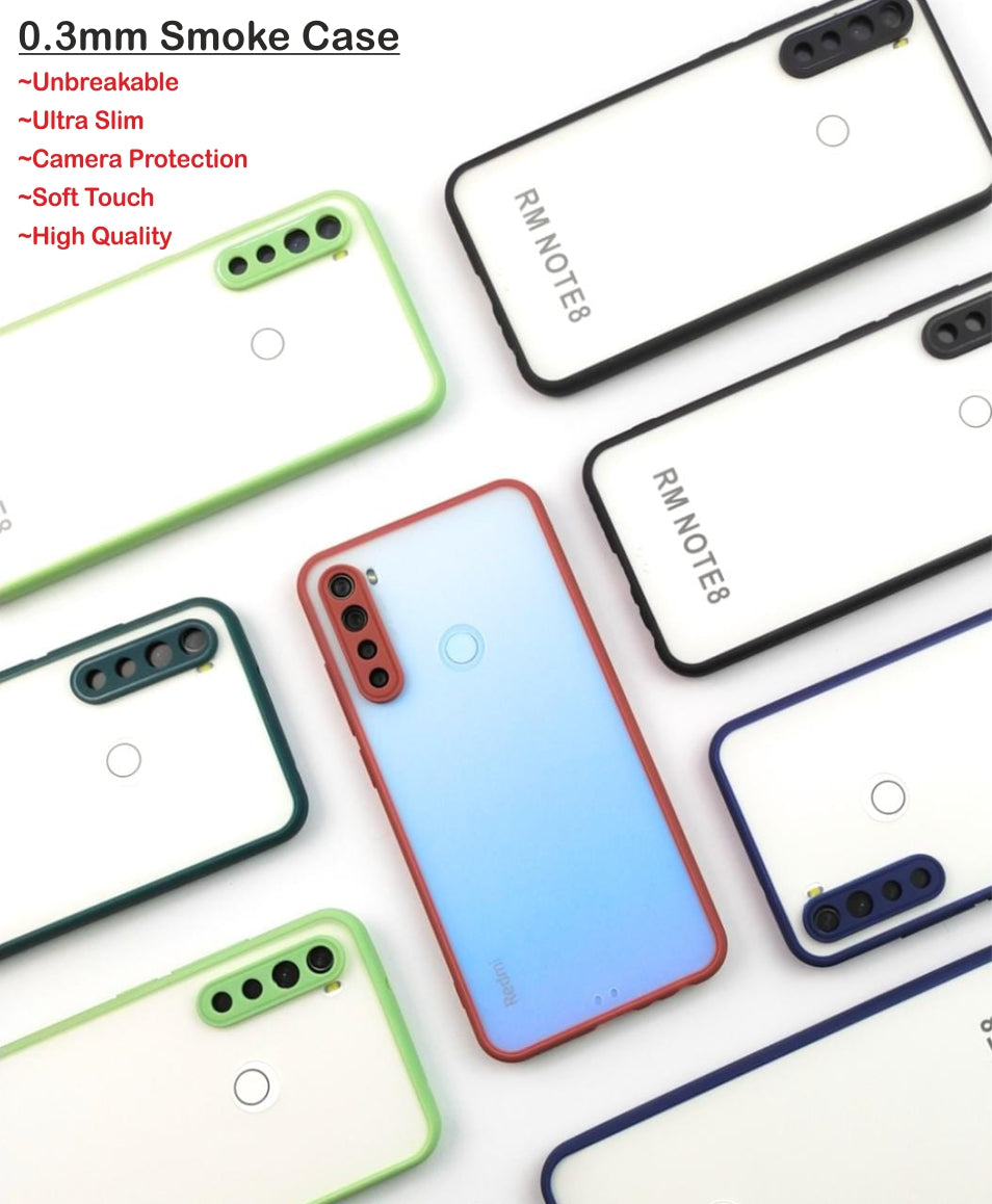 0.3 mm Smoke Back Case Case For Iphone X