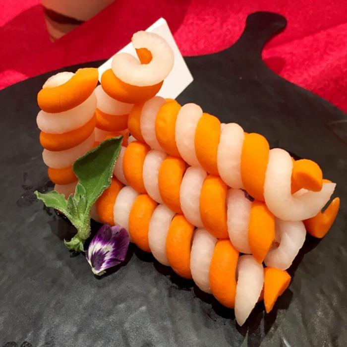 Kitchen Plastic Vegetables Spiral Cutter  /  Spiral Knife  /  Spiral Screw Slicer