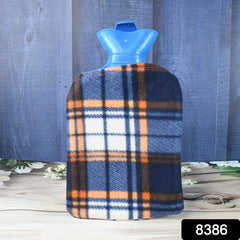 Premium Hot Water Bottle with Soft Cover for Soothing Pain Relief & Warmth