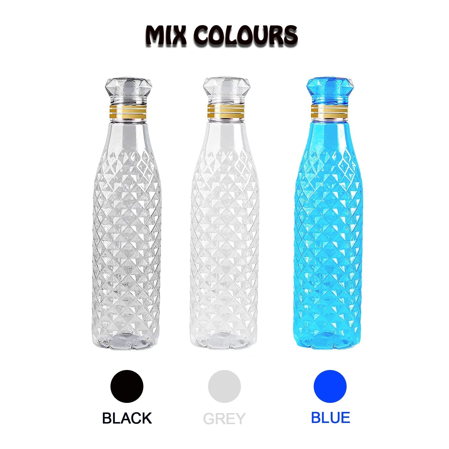 Dimond Cut Water Bottle used by kids, children’s and even adults for storing and drinking water throughout travelling to different-different places and all.