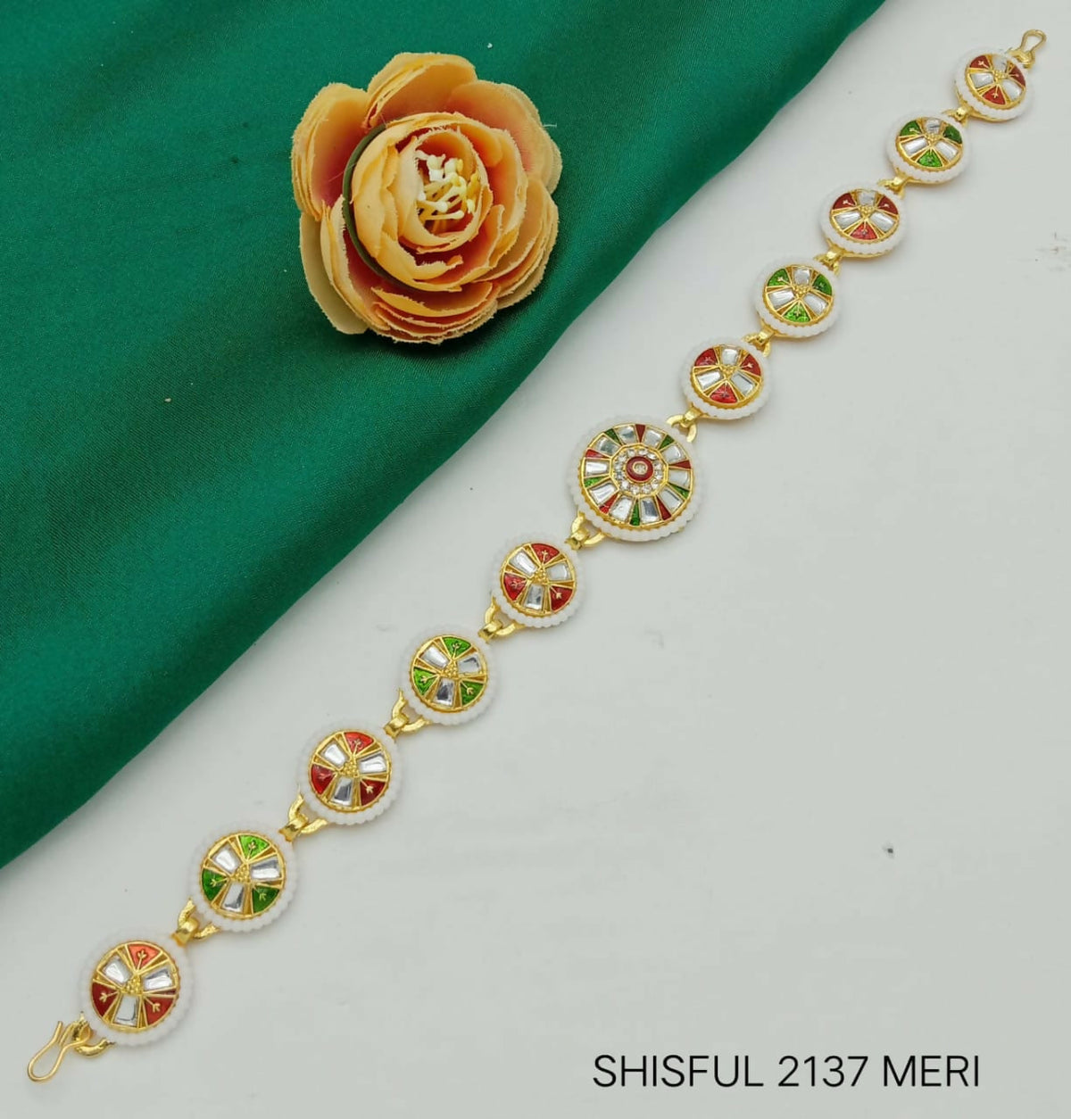 SHISHFUL (KUNDAN ) MATHA PATTI FOR WOMAN AND GIRL