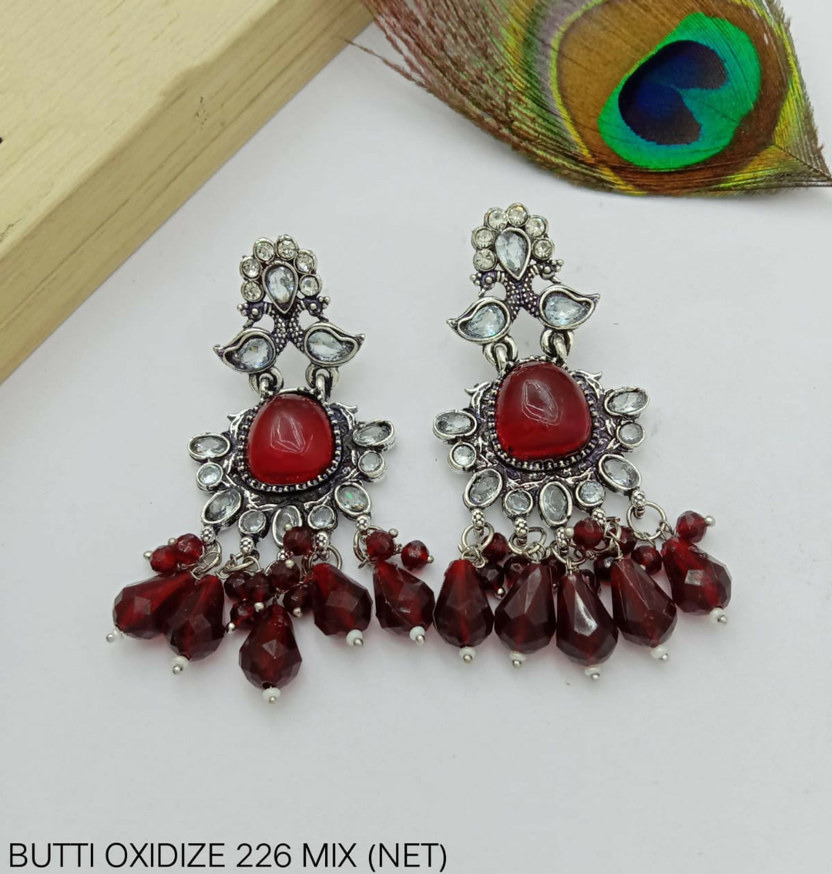 GERMAN SILVER EARINGS FOR WOMAN AND GIRLS