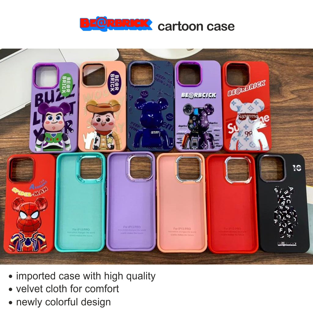 Bear Brick Cartoon Case Case For Oppo A57