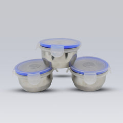 Stainless Steel Lunch Box - Multi-Compartment Airtight Container for Office, School & Travel