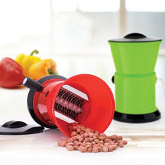 Round Chilly Cutter and grinder tool with effective sharp chopping and cutting blade system.