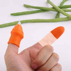 Vegetable Thumb Cutter and tool with effective sharp cutting blade system