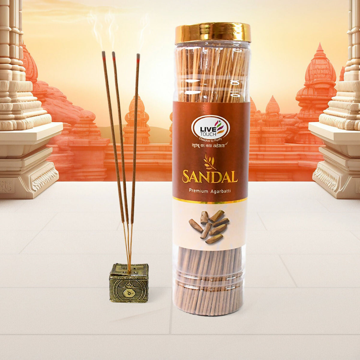 Sandle Premium Agarbatti (1 Jar / 250 Gram)