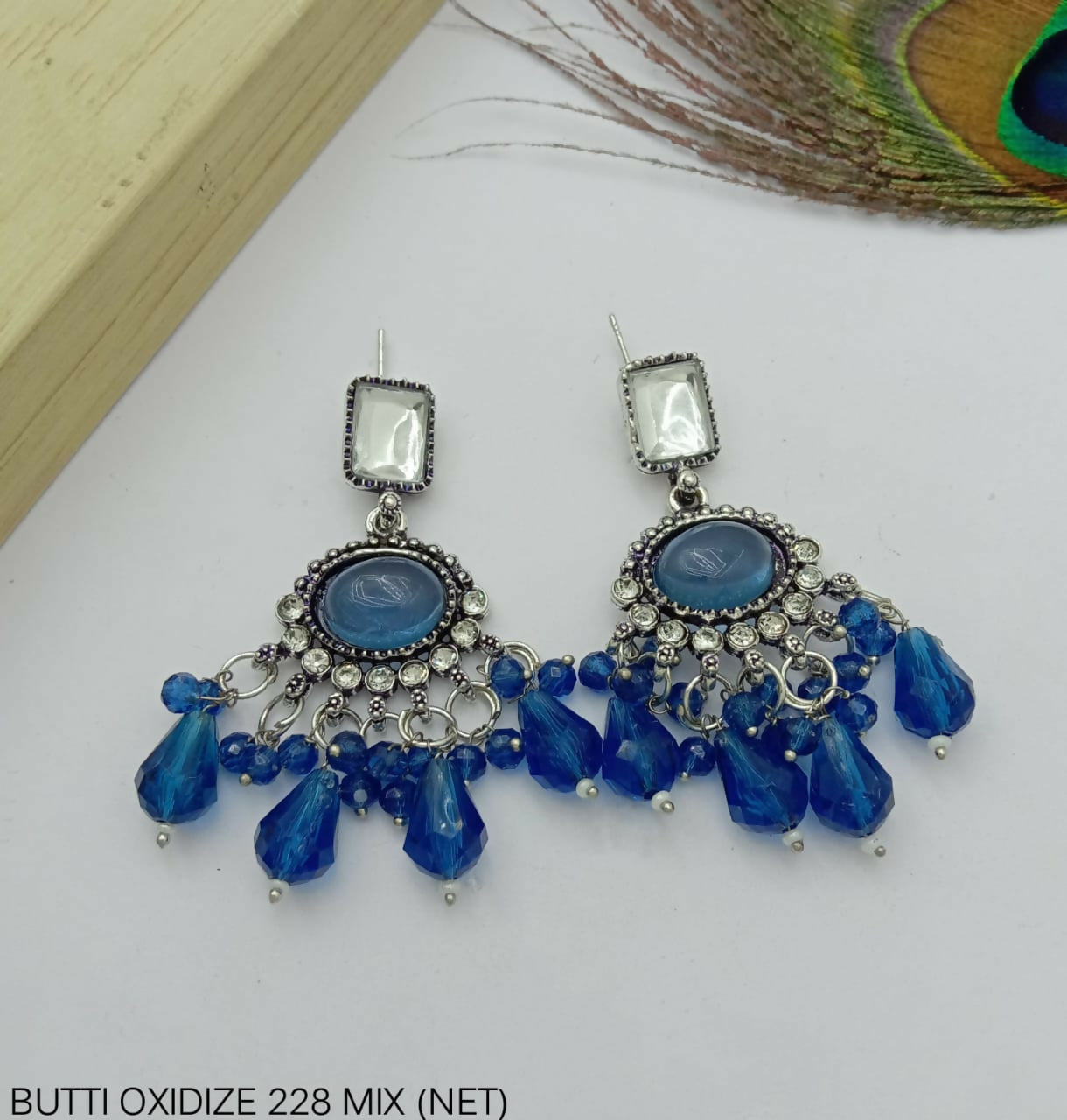 GERMAN SILVER EARINGS FOR WOMAN AND GIRLS