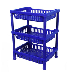 Multipurpose Plastic Storage Rack Oraganiser - 3 pcs