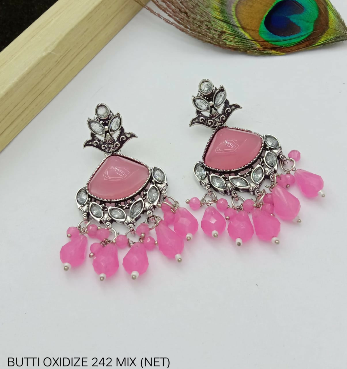 GERMAN SILVER EARINGS FOR WOMAN AND GIRLS