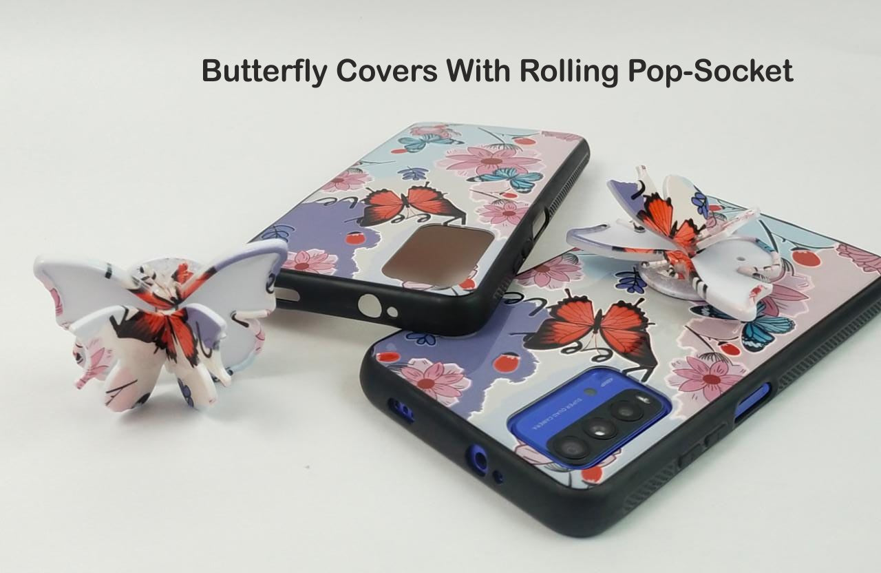 Butterfly Case With socket Case For Realme C25s
