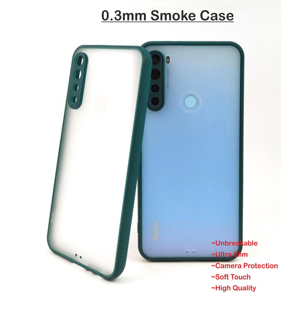 0.3 mm Smoke Back Case Case For Redmi 9