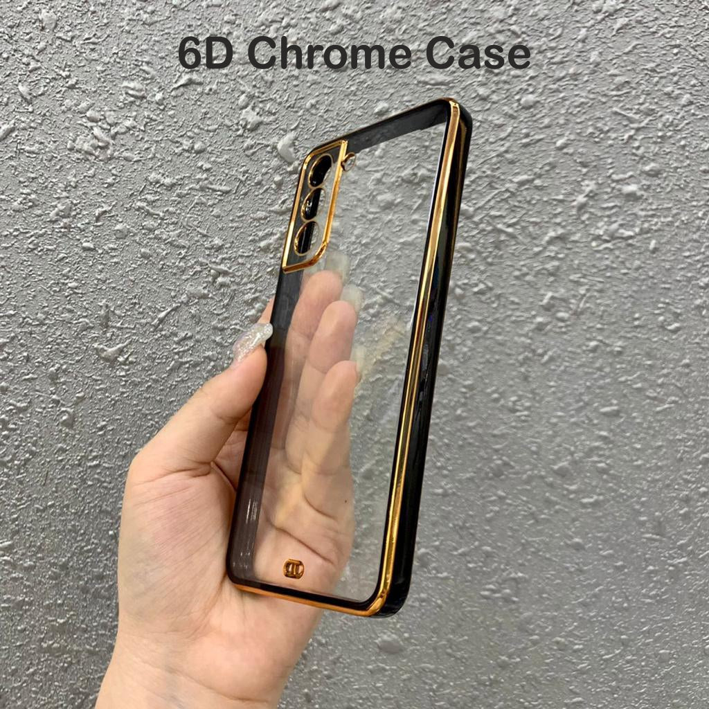 6D Chrome Soft Case Case For Redmi 10 Power