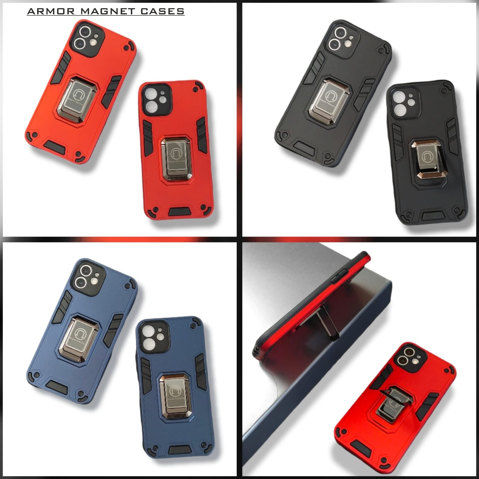 Armor Magnetic Case Case For Oppo A76