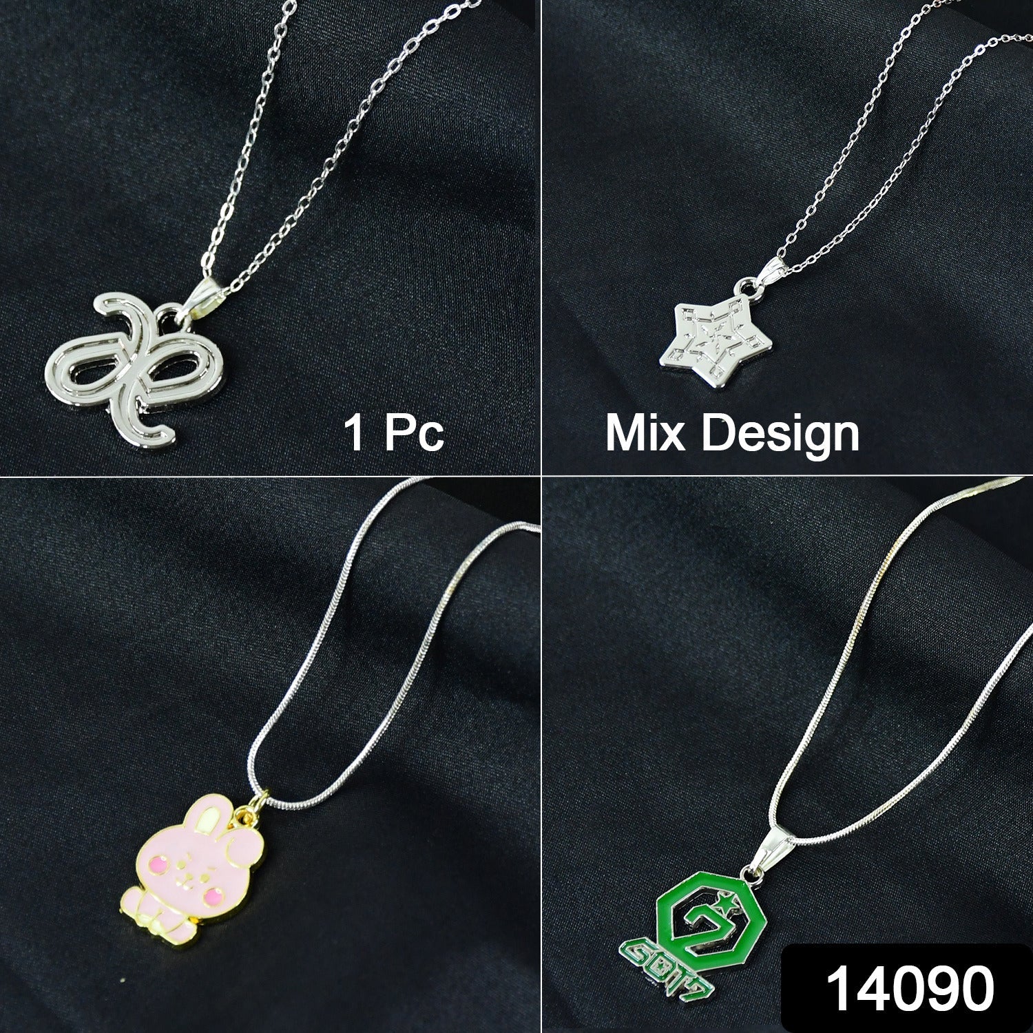Pendant Necklace – Single Piece (Random Mix Design)