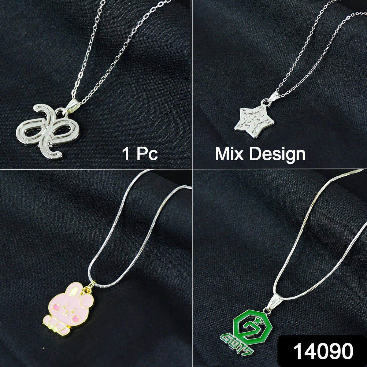 Pendant Necklace – Single Piece (Random Mix Design)