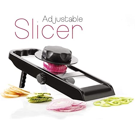 Premium Multipurpose Potato / Onion Slicer and Grater, Potato Slicer for Chips, Vegetable Slicer Machine, Chips Cutter, Potato Slicer for Chips, Onion Slicer (Adjustable Slicer)