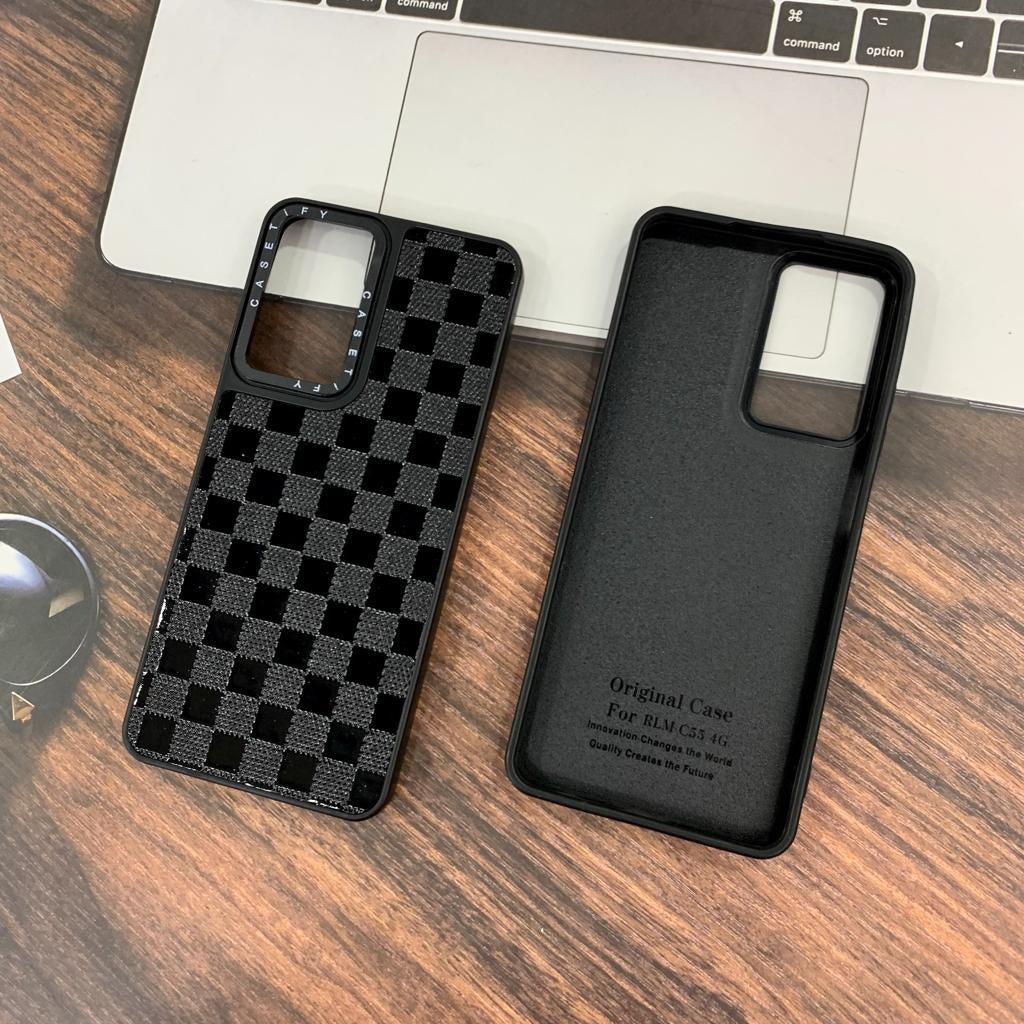Black Leather Casetify Case Case For Samsung A13
