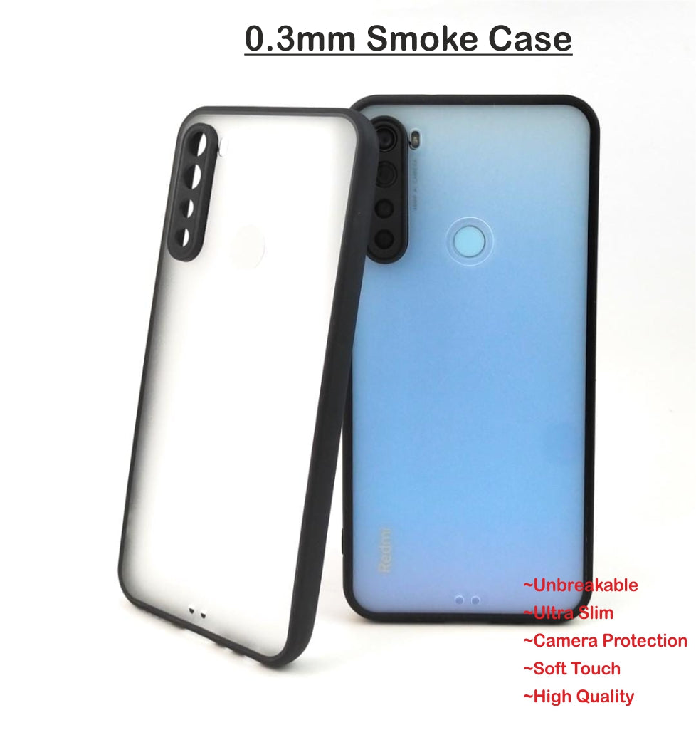 0.3 mm Smoke Back Case Case For Oppo F15