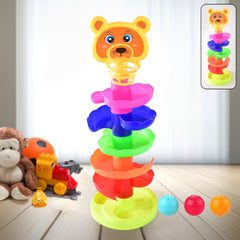 5 Layer Ball Drop and Roll Swirling Tower Educational Toy (1 Pc)
