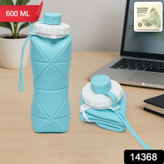 The KikiKart 600ml Collapsible Silicone Water Bottle – Your Ultimate Travel & Gym Hydration Companion