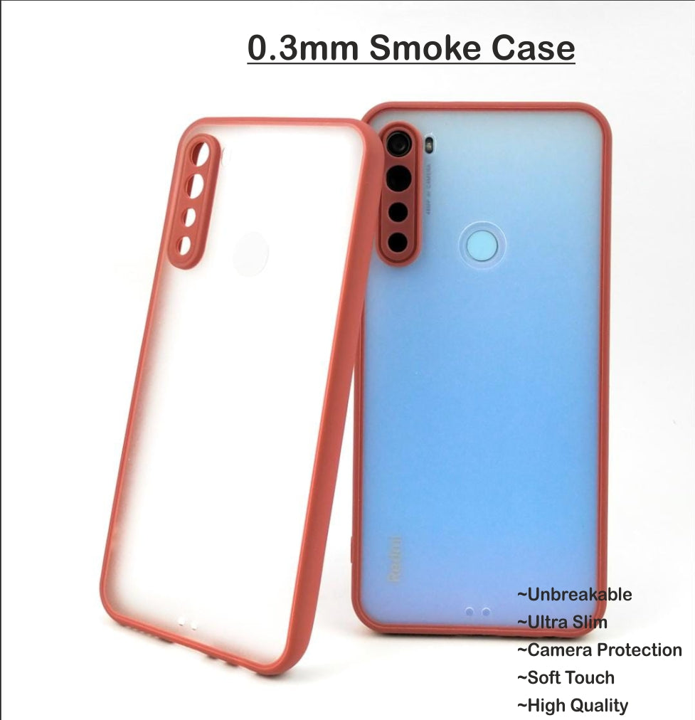 0.3 mm Smoke Back Case Case For Redmi Note 8 Pro